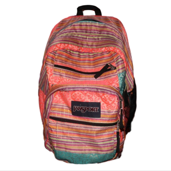 Jansport Bags Jansport Big Student Colorful Backpack With Glitter